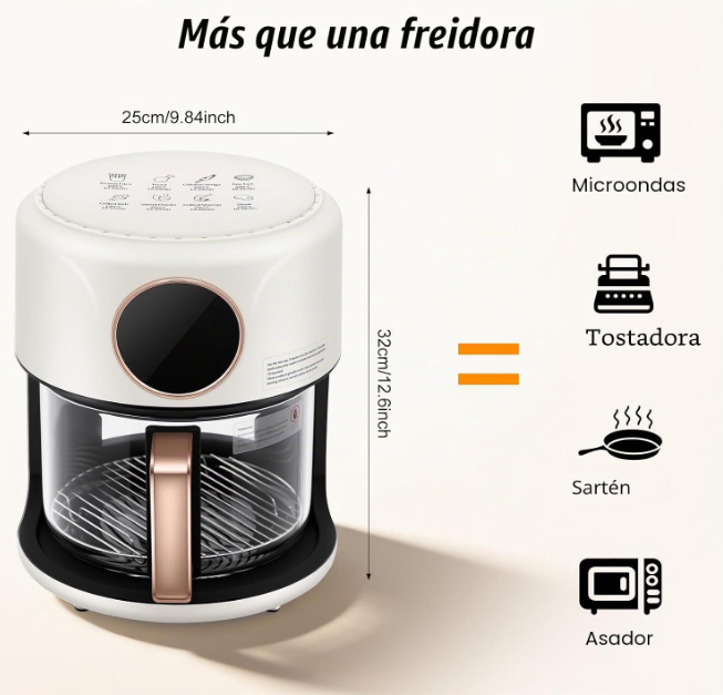 Freidora de aire caliente