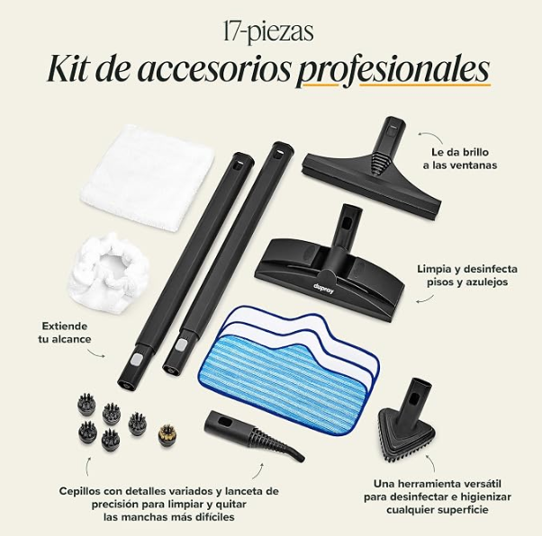 limpiador de vapor multifunción para el hogar
