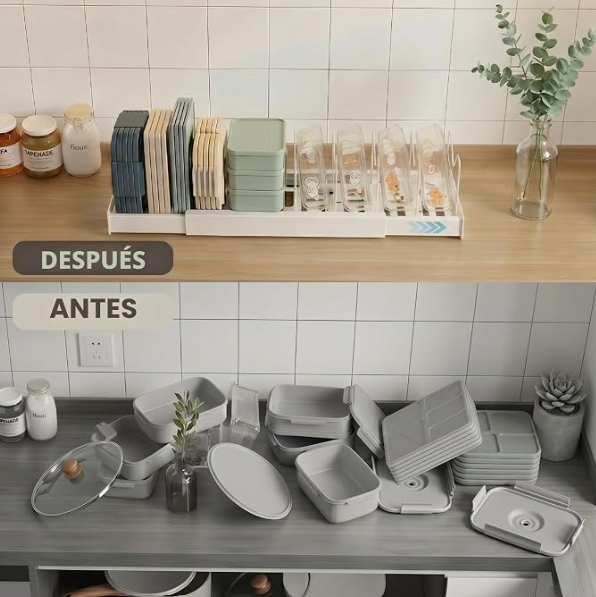 Organizador Sartenes, Expandible