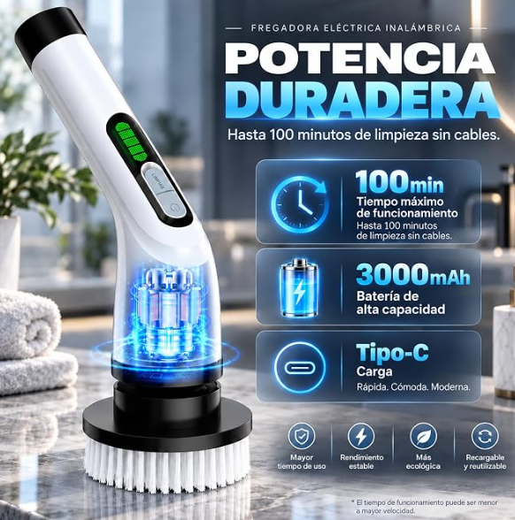 Cepillo Electrico Limpieza Hogar
