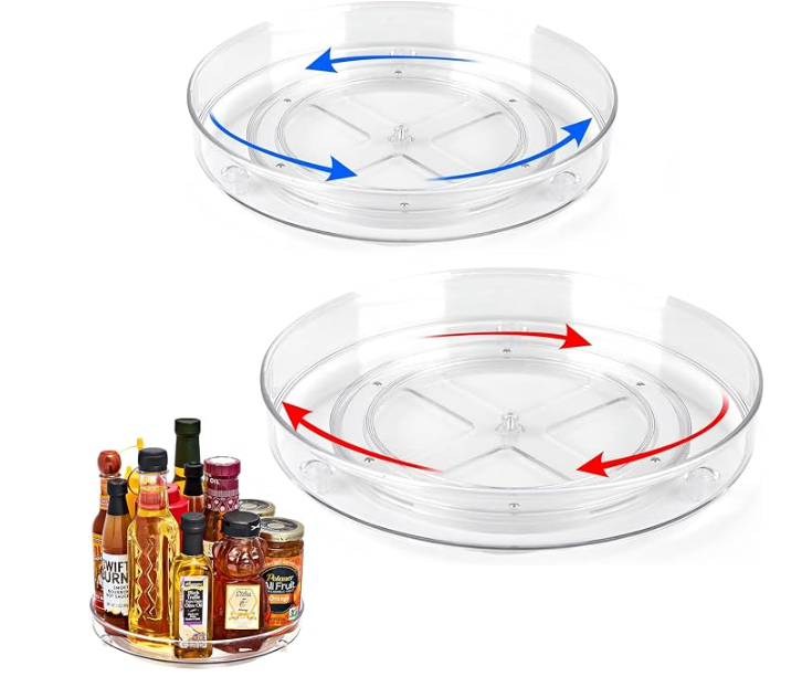 Plato Giratorio para Cocina 23.5CM+27CM, 360°